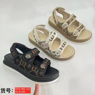 Sandal nữ quai dán sau đế bánh mỳ siêu đẹp F016