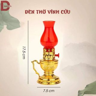 Đèn thờ vĩnh cửu,sử dụng pin, thiết kế cổ kính, hài hoà, cân đối, tăng phần trang nghiêm giá sỉ