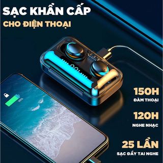 Tai Nghe Không Dây Bluetooth Amoi F9 Pro - Cảm Biến Vân Tay