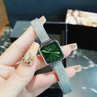 ĐỒNG HỒ D W VUÔNG DÂY LƯỚI NỮ