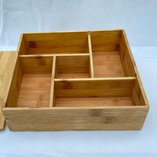 Hộp Đựng Mứt, Hộp Đựng Bánh Kẹo Tết, Hộp Quà Tết Bằng Gỗ Tre Tự Nhiên- BeSOL