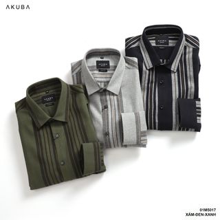 ÁO SƠ MI TAY DÀI AKUBA 01M5017