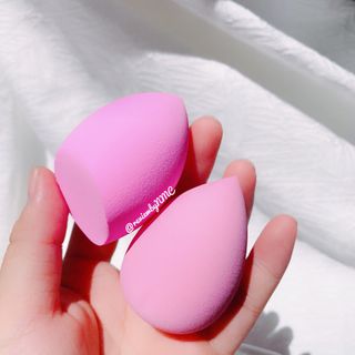 Bộ cọ trang điểm Pha Lê Ruby Face, sỉ 65k/bộ 3 cọ cao cấp & 2 bông hồ lô