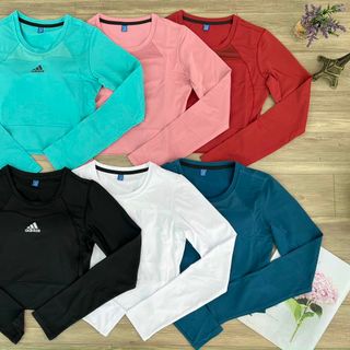 Croptop Dài Tay 2 Lớp Đồ Thể Thao Siêu Đẹp Chất Giá Sỉ, Hàng Chuẩn Đẹp