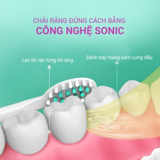 BÀN CHẢI ĐIỆN SONIC LIFE360 LE-BCD22A (BẢN CAO CẤP)