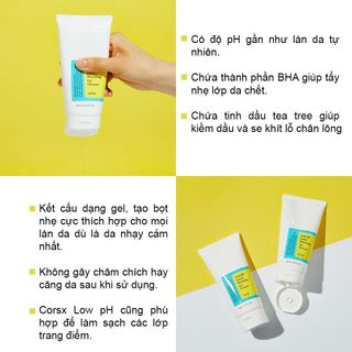 [Loại 150ml] Sữa Rửa Mặt Cosrx Low PH Good Morning Gel Cleanser Dạng Gel Chiết Từ Dầu Cây Trà