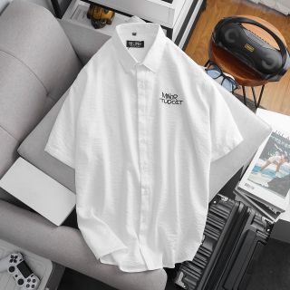BIGSIZE - SƠ MI TAY NGẮN NAM VẢI ĐŨI FORM BIGSIZE 80KG - 130KG - MI N O R