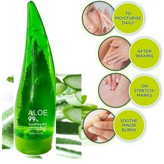 Gel Dưỡng da đa năng toàn thân, kem dưỡng thể dạng gel từ Lô Hội Holika Holika Aloe 99% Soothing Gel - 250ml