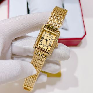 Đồng hồ catierros vuông viền đá đẹp