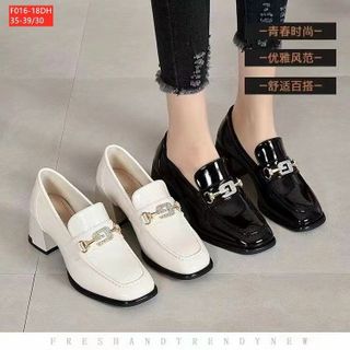 Giày boots cổ ngắn gót cao sành điệu F016