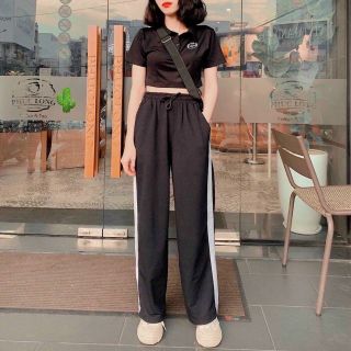 Quần thun jocker chạy 3 sọc viền, có dây rút lai bao đẹp