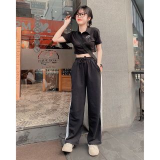 Quần thun jocker chạy 3 sọc viền, có dây rút lai bao đẹp