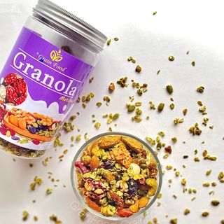 Granola siêu hạt không đường - Ngũ cốc dinh dưỡng giảm cân - Hộp 500gr