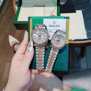 ĐỒNG HỒ ROLLEX AUTOMATIC COUPLE VIỀN ĐÁ CAO CẤP