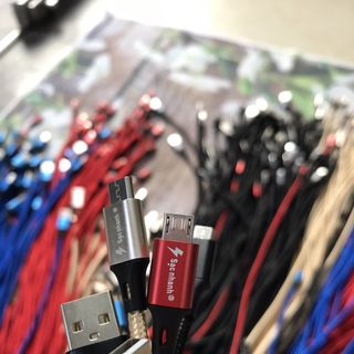 Cáp dù in chữ sạc nhanh dài 3M