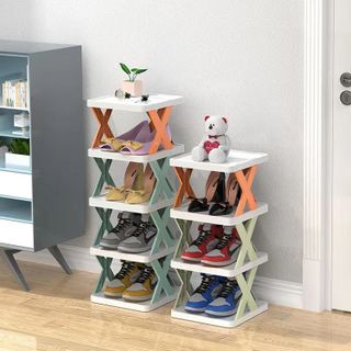 KỆ GIÀY DÉP CHỮ X 5 TẦNG MẪU MỚI