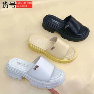 Dép nữ quai ngang mềm đế bánh mỳ êm chân F016