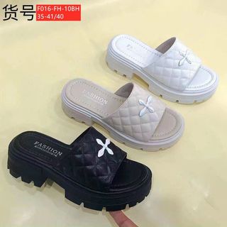 Dép nữ quai ngang mềm đế bánh mỳ êm chân F016