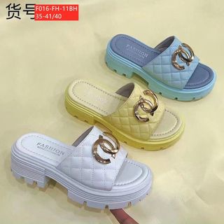 Dép nữ quai ngang mềm đế bánh mỳ êm chân F016