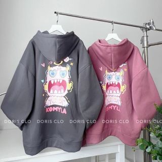 Áo hoodie in komylaap form dưới 70kg đẹp