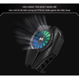 Quạt Tản Nhiệt Gaming Cho Điện Thoại HD DESIGN MEMO DL06 Công Nghệ Sò Lạnh - Làm Mát Siêu Nhanh