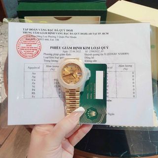 ĐỒNG HỒ ROLLEX DAY-DATE II GOLD NAM SIÊU CẤP
