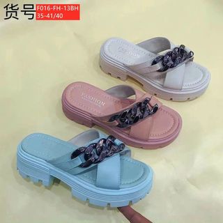 Dép nữ đế bánh mỳ quai chéo đẹp F016