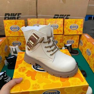 Giày boots trẻ em chất da mềm đẹp K111 giá sỉ