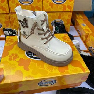 Giày boots trẻ em chất da mềm đẹp K111