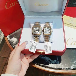 ĐỒNG HỒ CARRTIER COUPLE TRUNG CẤP VUÔNG HOT