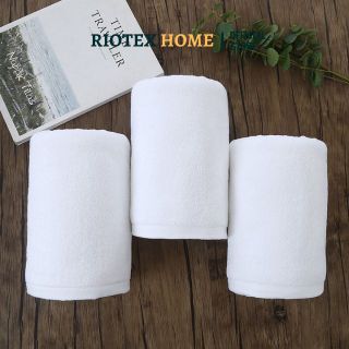 {Sale sập sàn}Khăn Tay, Khăn Mặt, Khăn Tắm RIOTEX màu trắng cotton 100% siêu hút nước