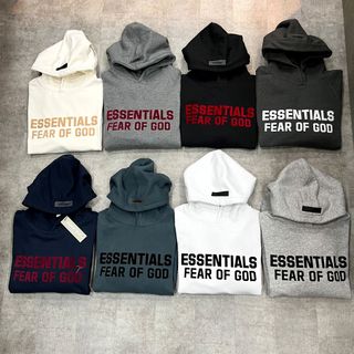 Hoodie ESSENTIALS x FEAR OF GOD (logo nổi) giá sỉ