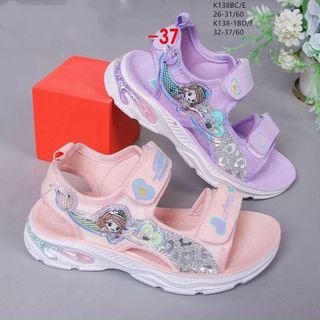 Sandal trẻ em quai dán họa tiết nàng tiên cá k138 giá sỉ