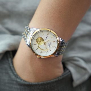 Đồng hồ nam dây da Pagini Tisot mặt kính Sapphire hiển thị lịch ngày tháng -Thiết kế sang trọng Chống xước Chống Nước