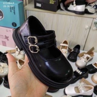 Giày búp bê trẻ em chất da mềm quai ngang K153