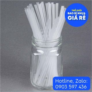 Sỉ Ống hút Trắng phi 6, phi 8, ống hút trân châu trắng phi 12 cao cấp có màng và không màng 500g 1 bịch/ 1 gói 10 bịch