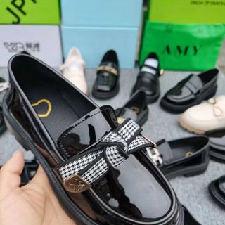 Giày lười nữ chất da mềm êm chân K155