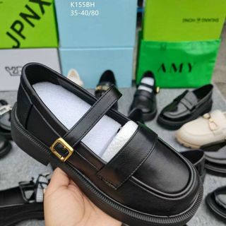 Giày lười nữ chất da mềm êm chân K155
