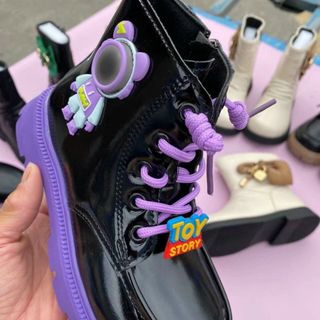 Giày boots trẻ em chất da mềm kiểu dáng sành điệu k151