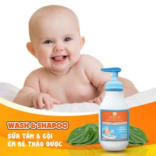 SỮA TẮM & GỘI EM BÉ THẢO DƯỢC REXSON – 200g