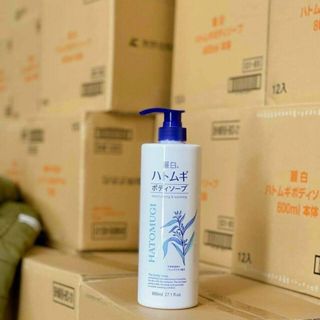 Sữa Tắm Hạt Ý Dĩ Hatomugi Trắng Da 800ml Nội Địa Nhật