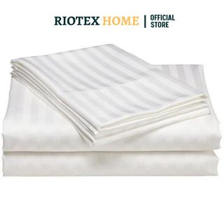 VỎ CHĂN Cotton RIOTEX HOME TRẮNG SỌC Cho Khách Sạn, Nhà nghỉ