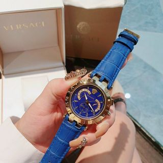 ĐỒNG HỒ VERRSACE DA XANH NAM CAO CẤP SALE HOT