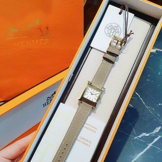 ĐỒNG HỒ HERRMES MINI GOLD VUÔNG CAO CẤP NEW
