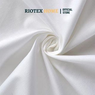 Vỏ Chăn Trắng Trơn Cotton Khách Sạn RIOTEX
