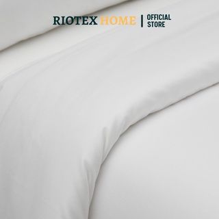 Vỏ Chăn Trắng Trơn Cotton Khách Sạn RIOTEX