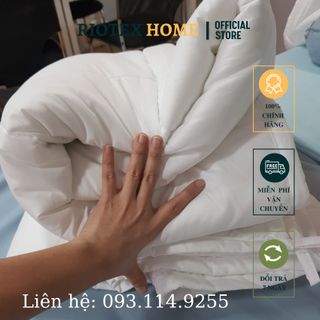 Ruột Mền Chăn COTTON Chần Gòn Siêu Nhẹ Kháng Khuẩn RIOTEX Cho Gia Đình, Khách Sạn Theo Kích Thước Chuẩn