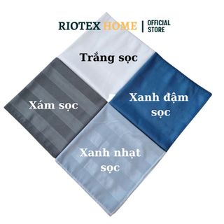 Drap - Ga màu sọc 3 phân Riotex cho nhà nghỉ khách sạn dành cho nệm 5 - 35cm