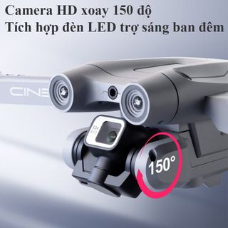 Flycam Camera 4K Mvic I3 Pro cảm biến va chạm - Drone mini camera 4k - Phờ Lai Cam - Fly cam giá rẻ - Máy Bay Flycam - Playcam - Flay cam - Play camera - Máy bay điều khiển từ xa 4 cánh chất hơn f11 pro 4k, Mavic 2 Pro, K101 max