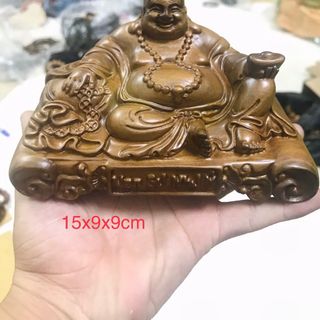 Tượng gỗ di lặc bách xanh
